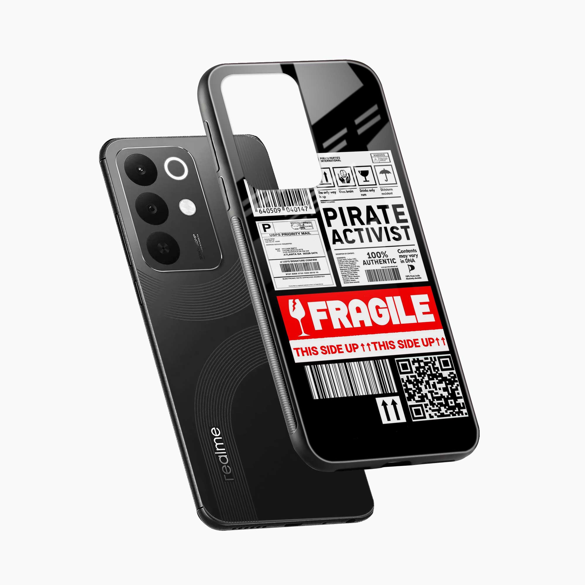 Fragile Realme C85 5G Back Cover
