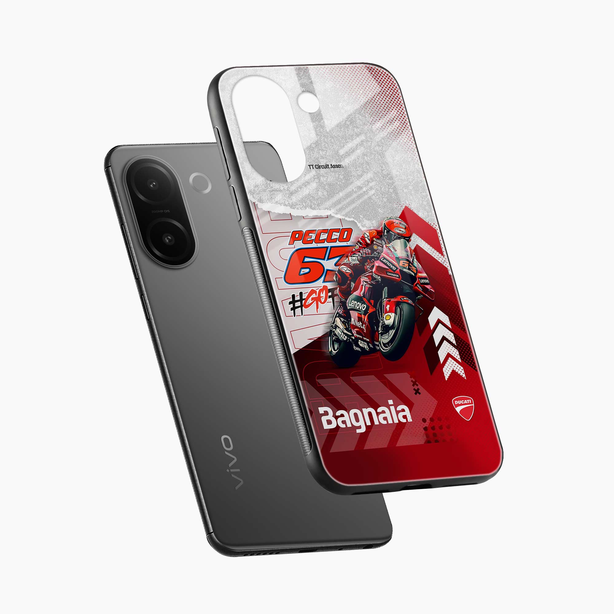 Francesco Bagnaia Vivo V60e 5G Back Cover