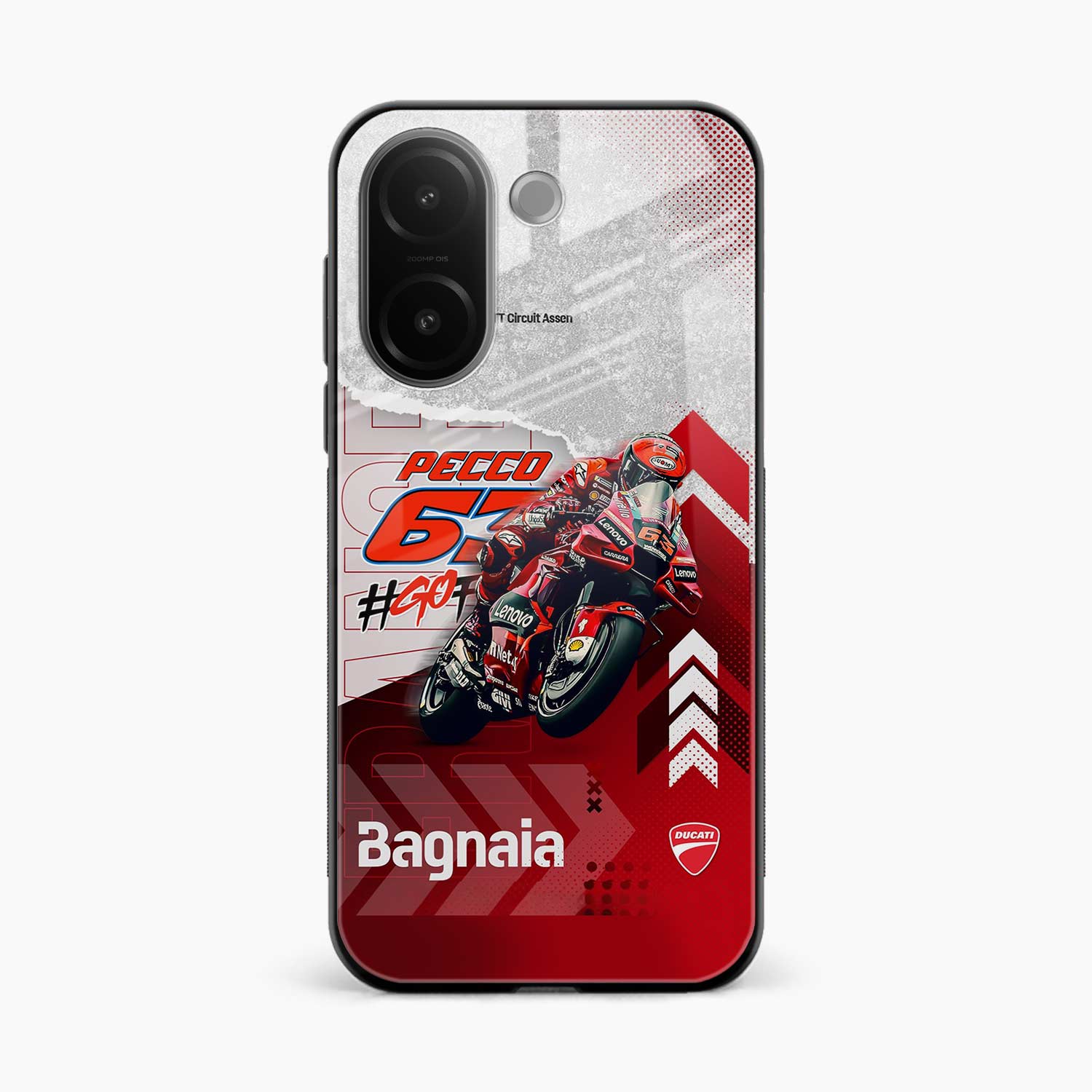 Francesco Bagnaia Vivo V60e 5G Back Cover