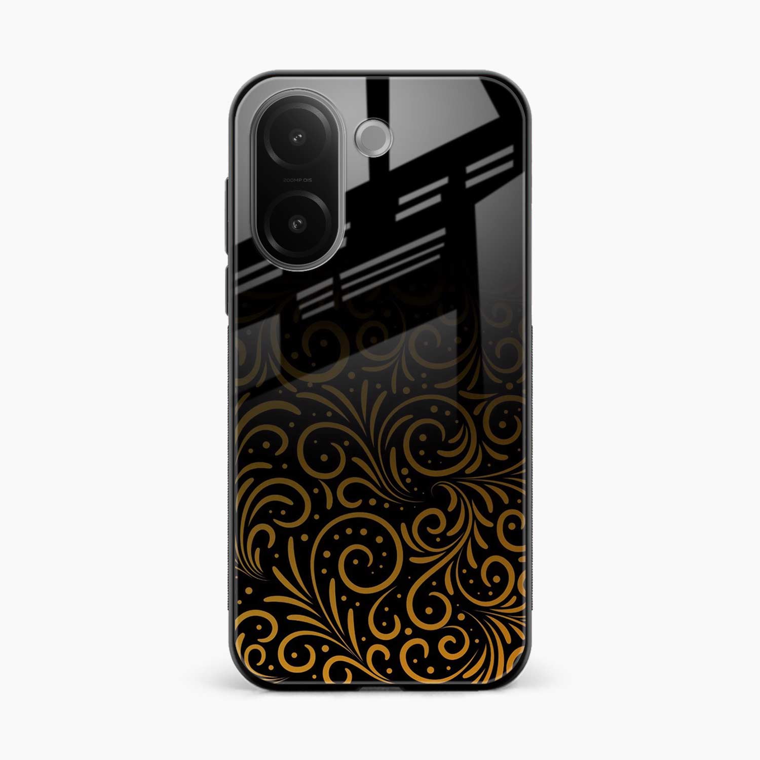 Golden Swirl Vivo V60e 5G Back Cover