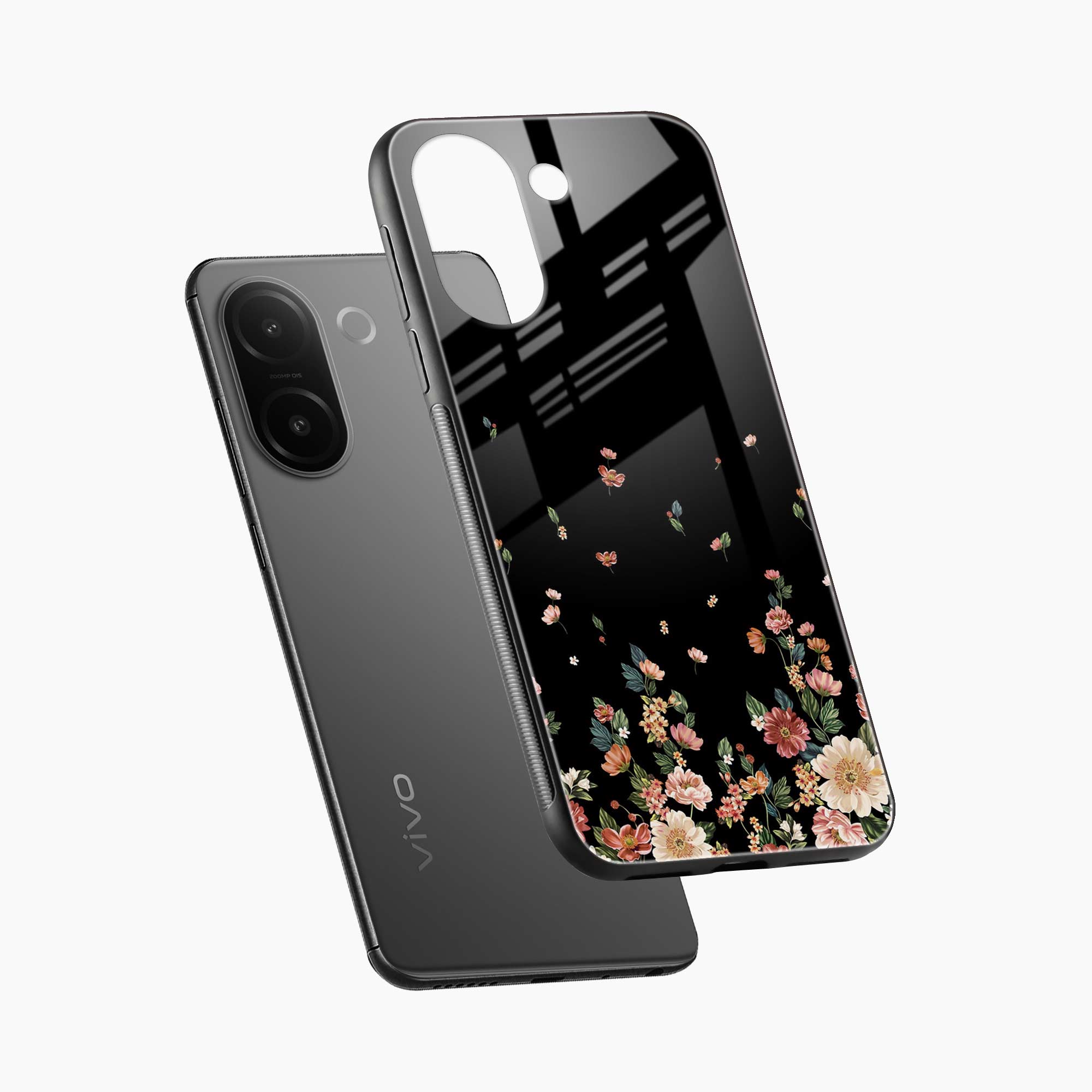 Graceful Floral Vivo V60e 5G Back Cover