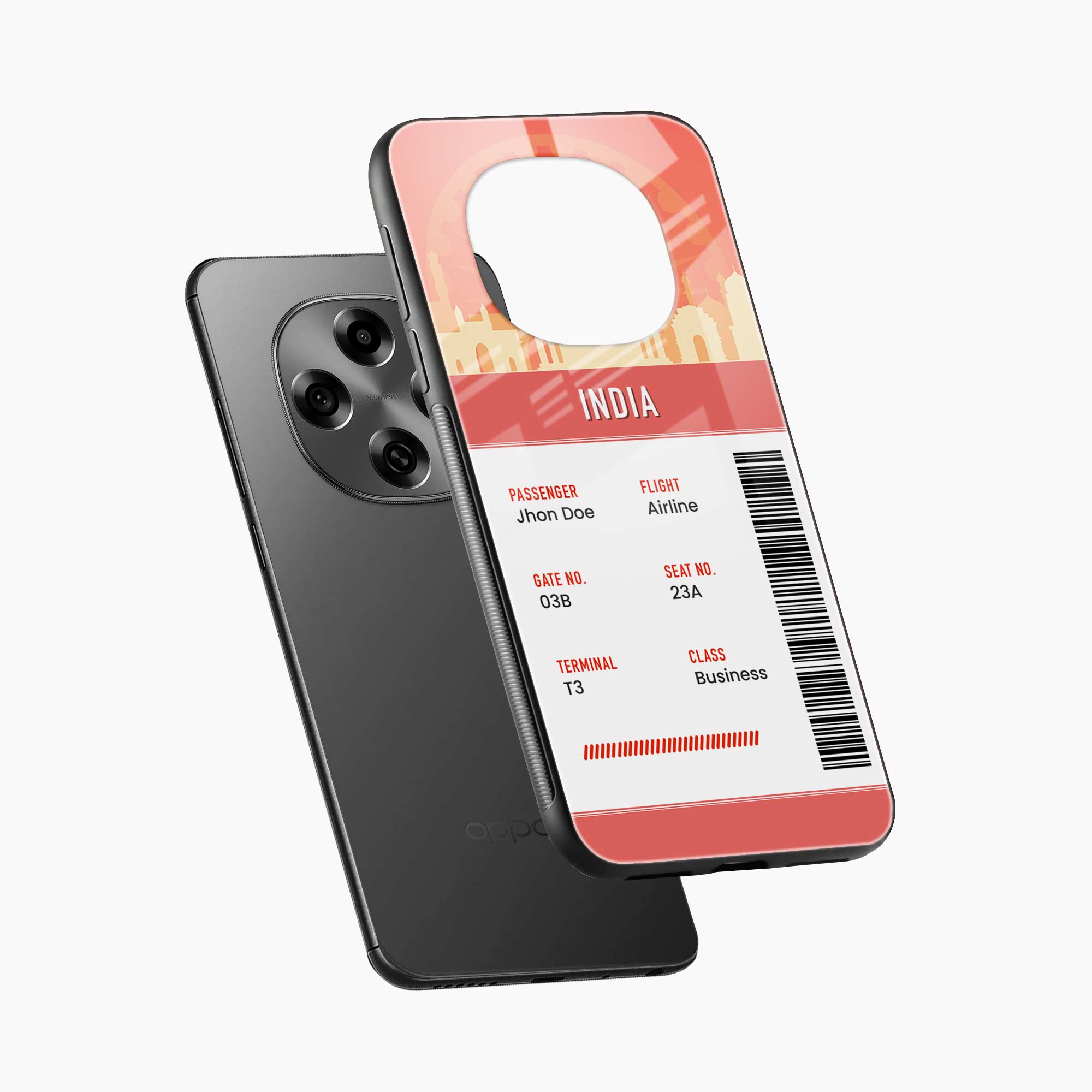 India Boarding Pass Oppo F31 Pro 5G Back Cover