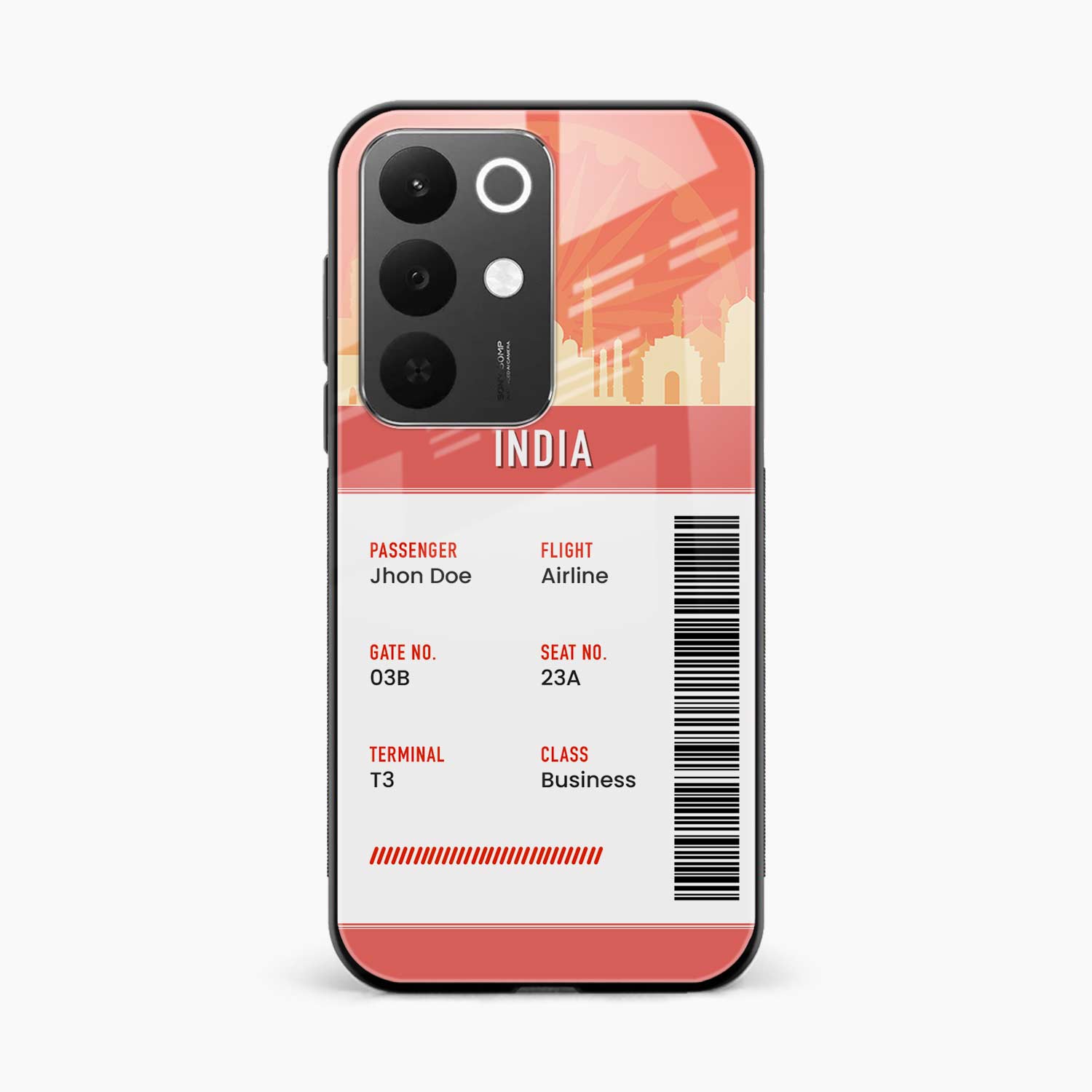 India Boarding Pass Realme 15x 5G Back Cover