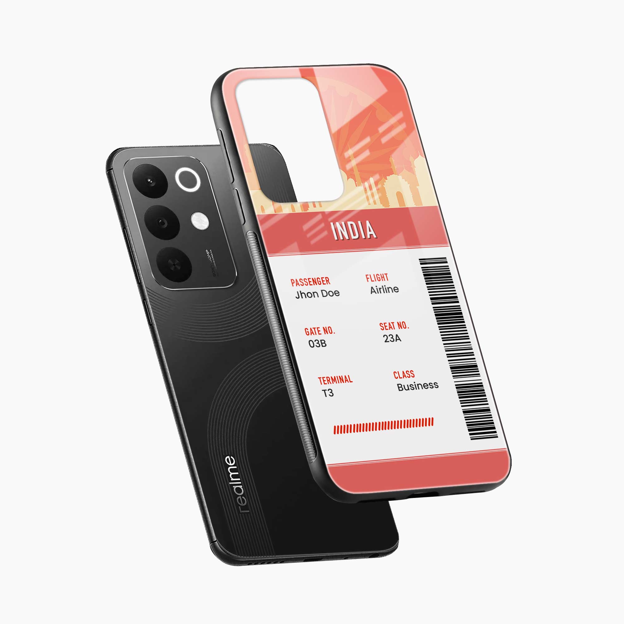 India Boarding Pass Realme Narzo 90x 5G Back Cover