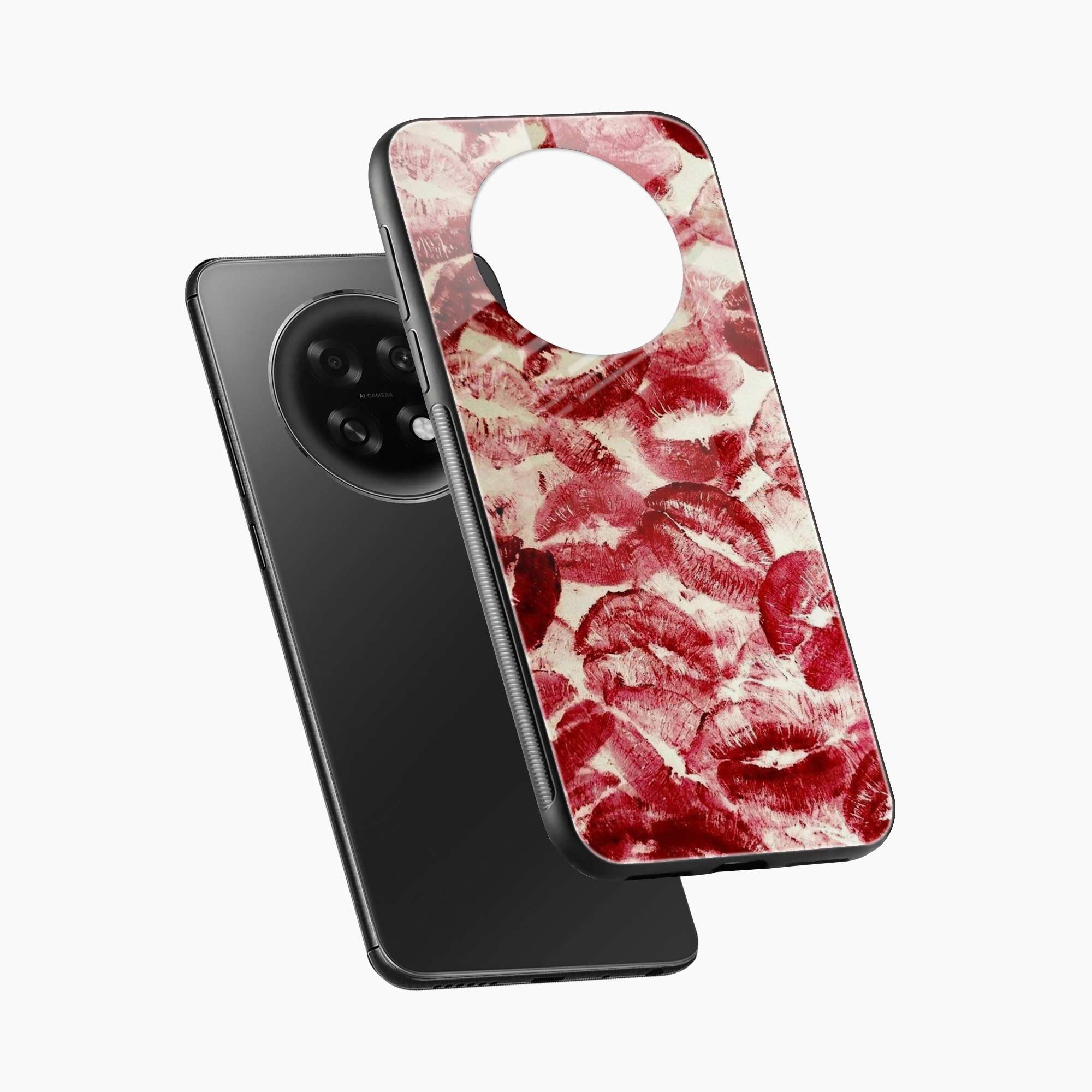 Lipstick Kiss Print Oppo F31 Pro Plus 5G Back Cover