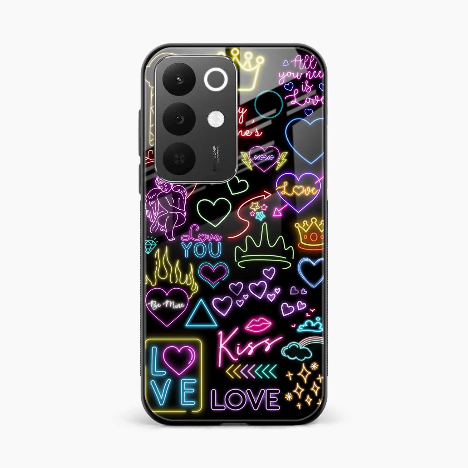 Neon Lights Realme C85 5G Back Cover