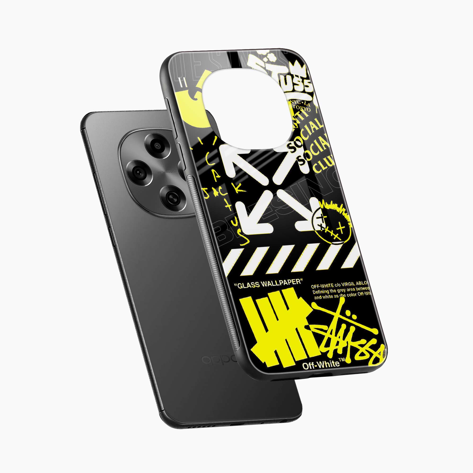 Neon Off White Oppo F31 Pro 5G Back Cover