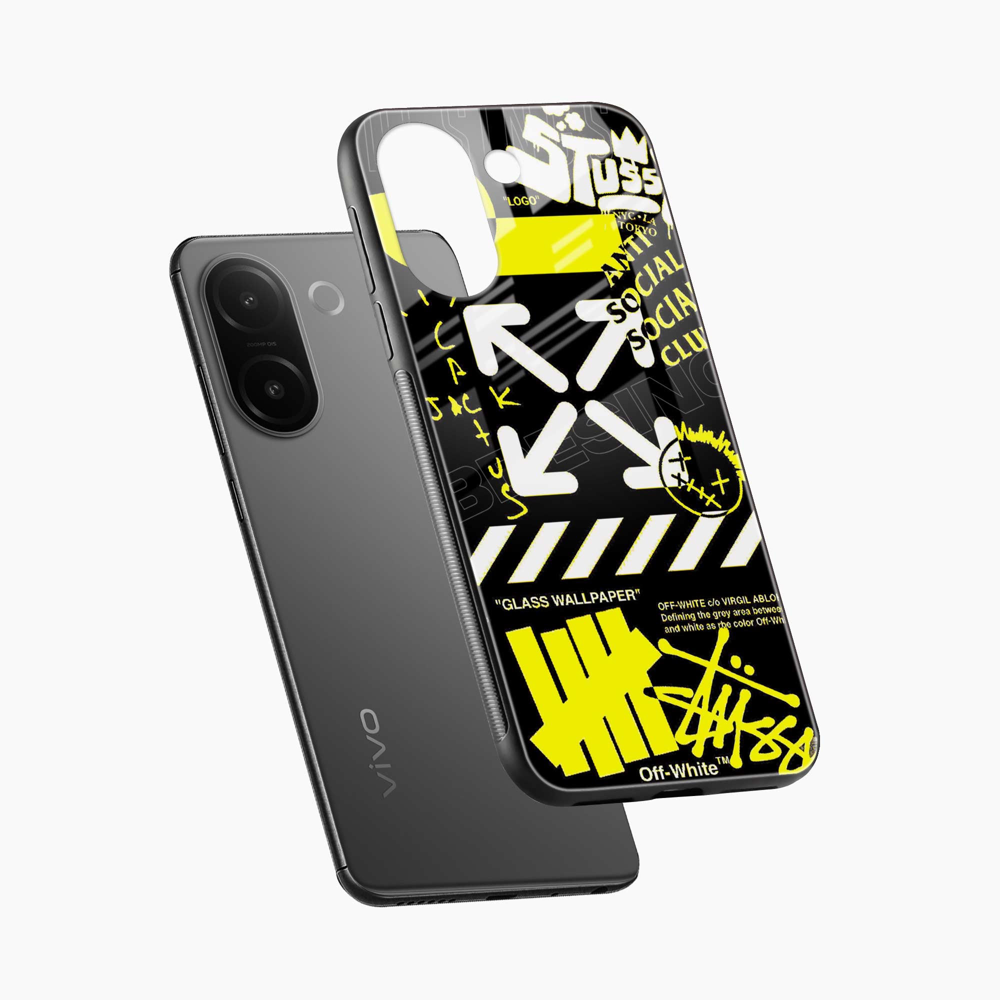 Neon Off White Vivo V60e 5G Back Cover