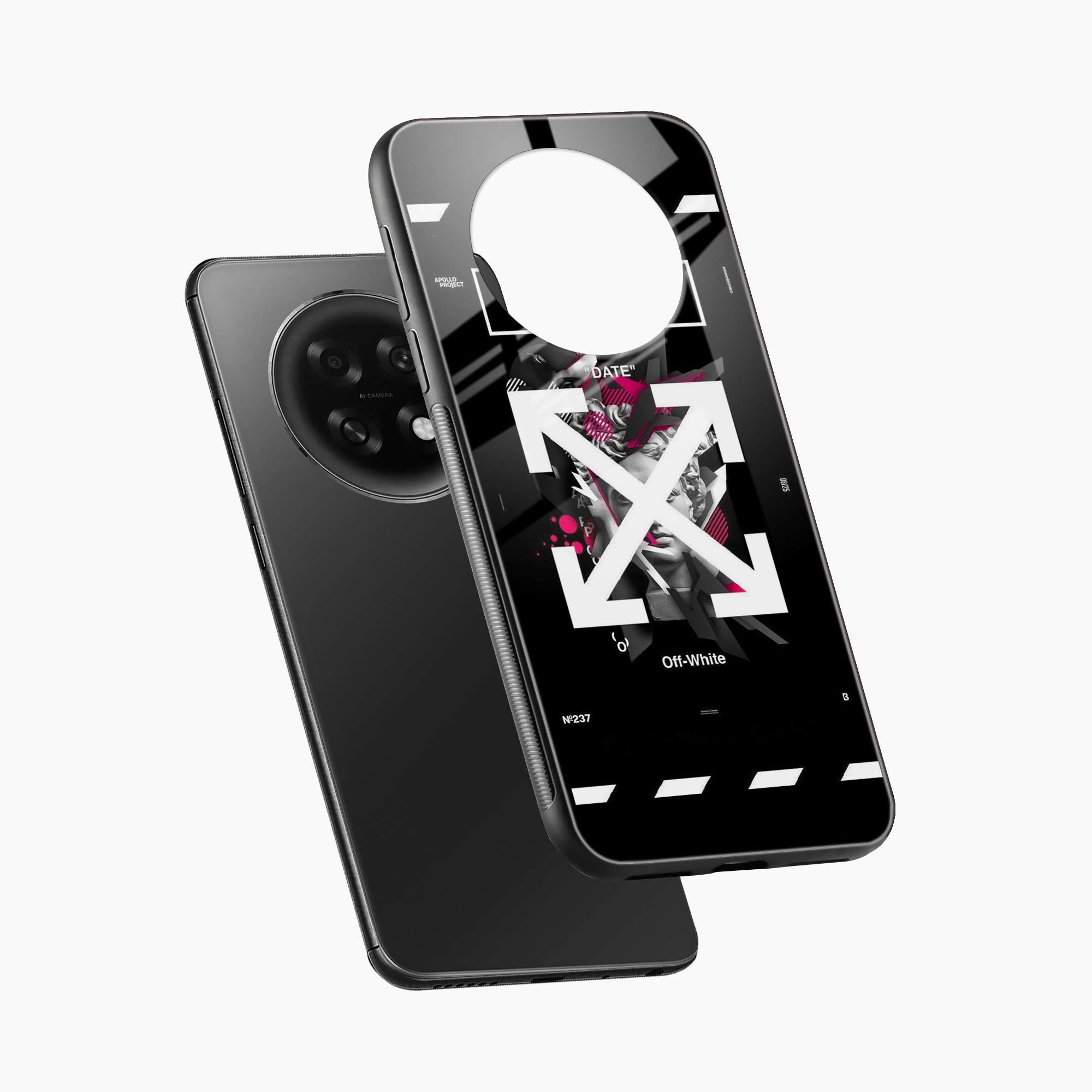 Off White Logo Oppo F31 Pro Plus 5G Back Cover