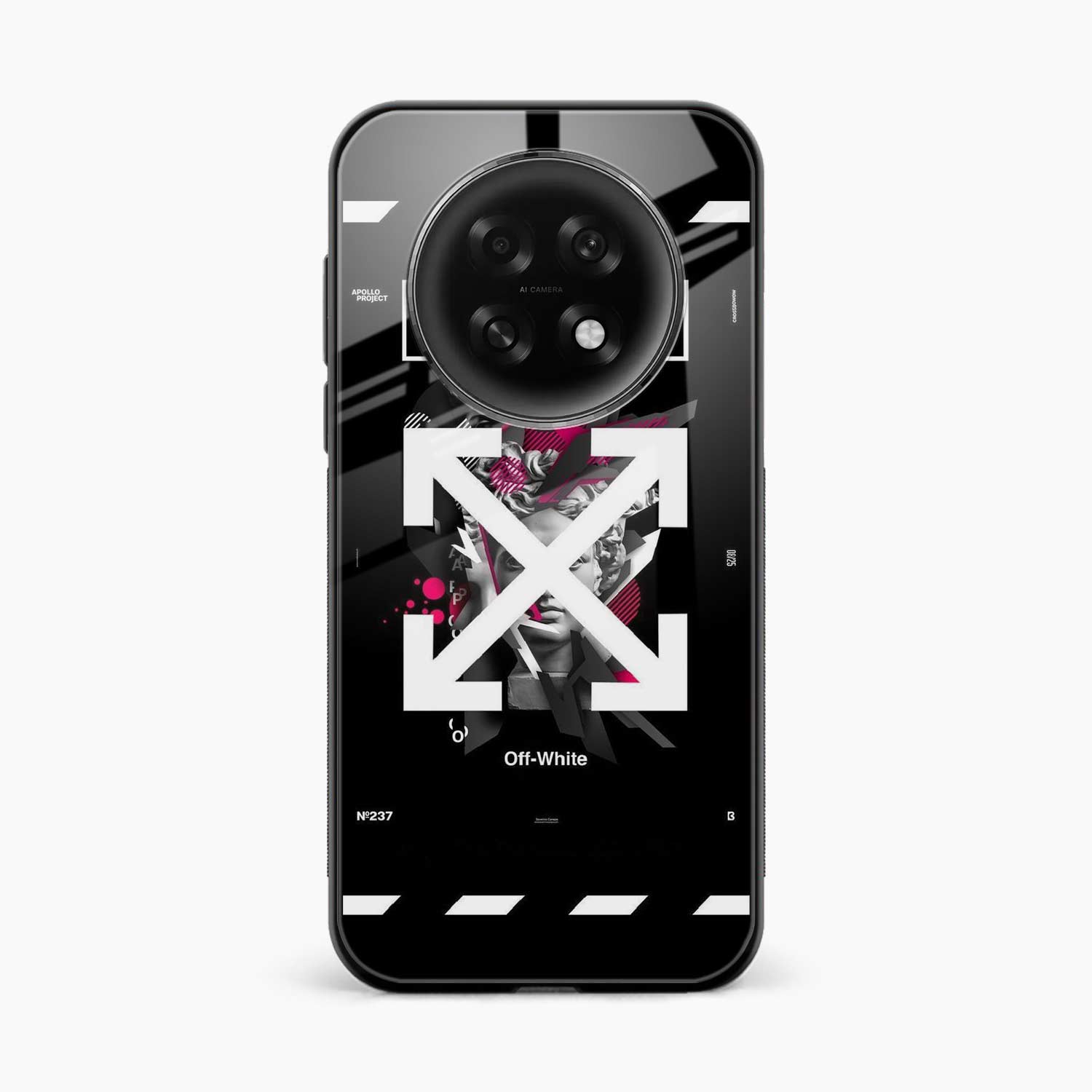 Off White Logo Oppo F31 Pro Plus 5G Back Cover