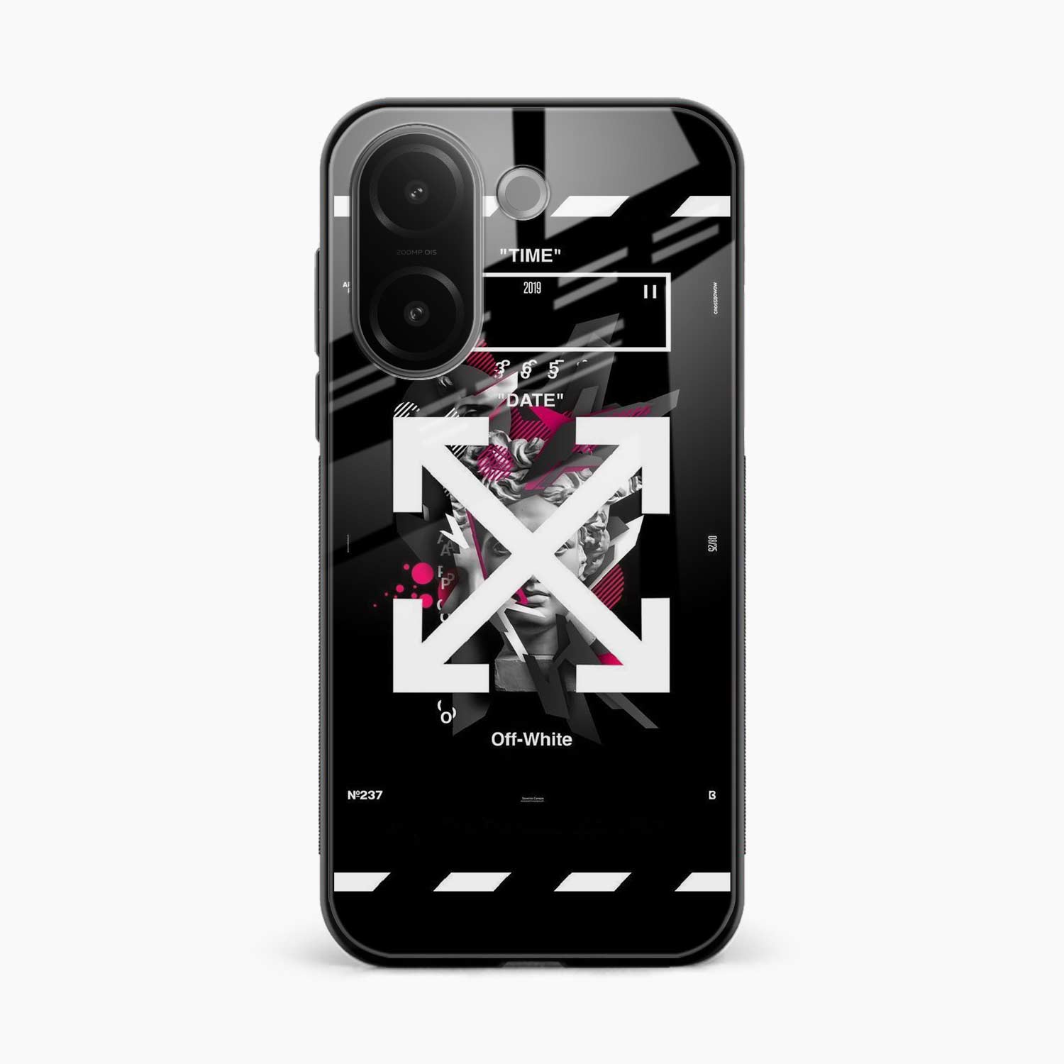 Off White Logo Vivo V60e 5G Back Cover