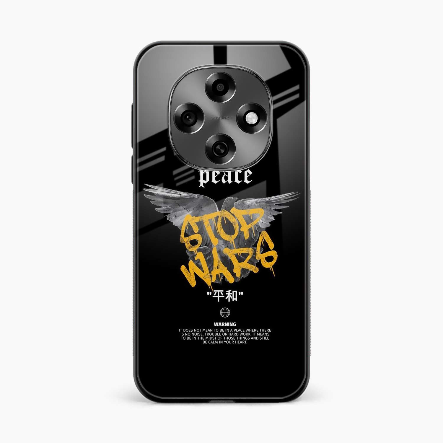 Peace Stop Wars Oppo F31 Pro 5G Back Cover