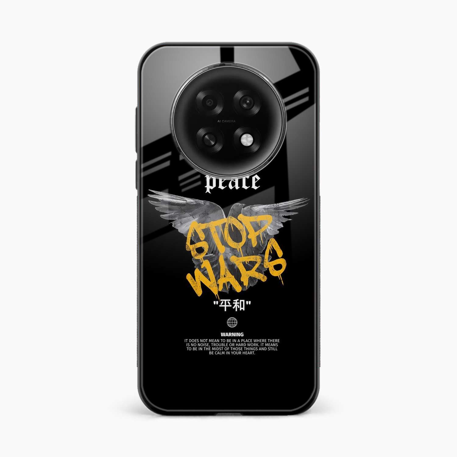 Peace Stop Wars Oppo F31 Pro Plus 5G Back Cover