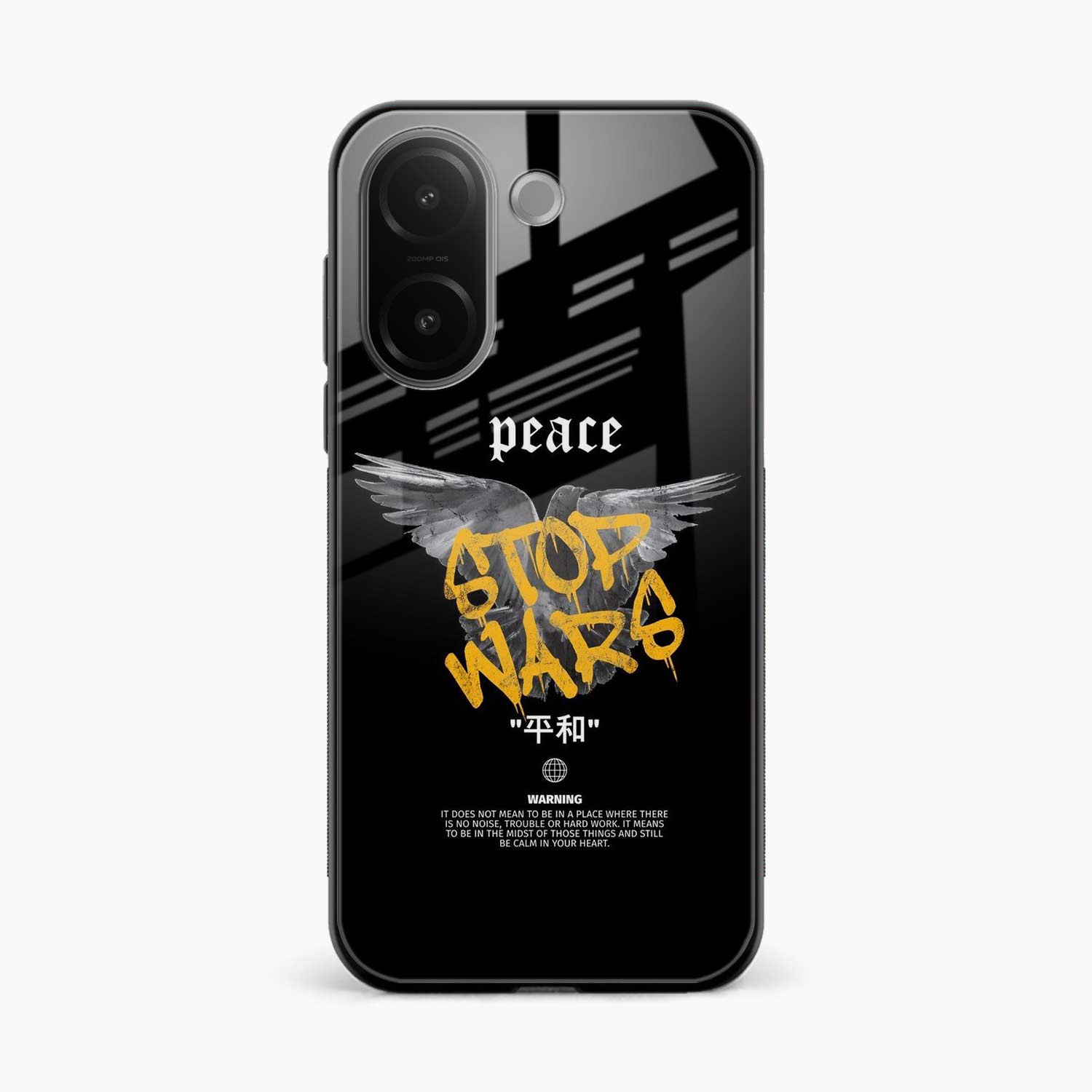 Peace Stop Wars Vivo V60e 5G Back Cover
