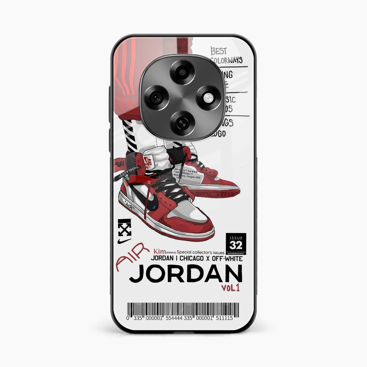 Red Sneakers Oppo F31 Pro 5G Back Cover