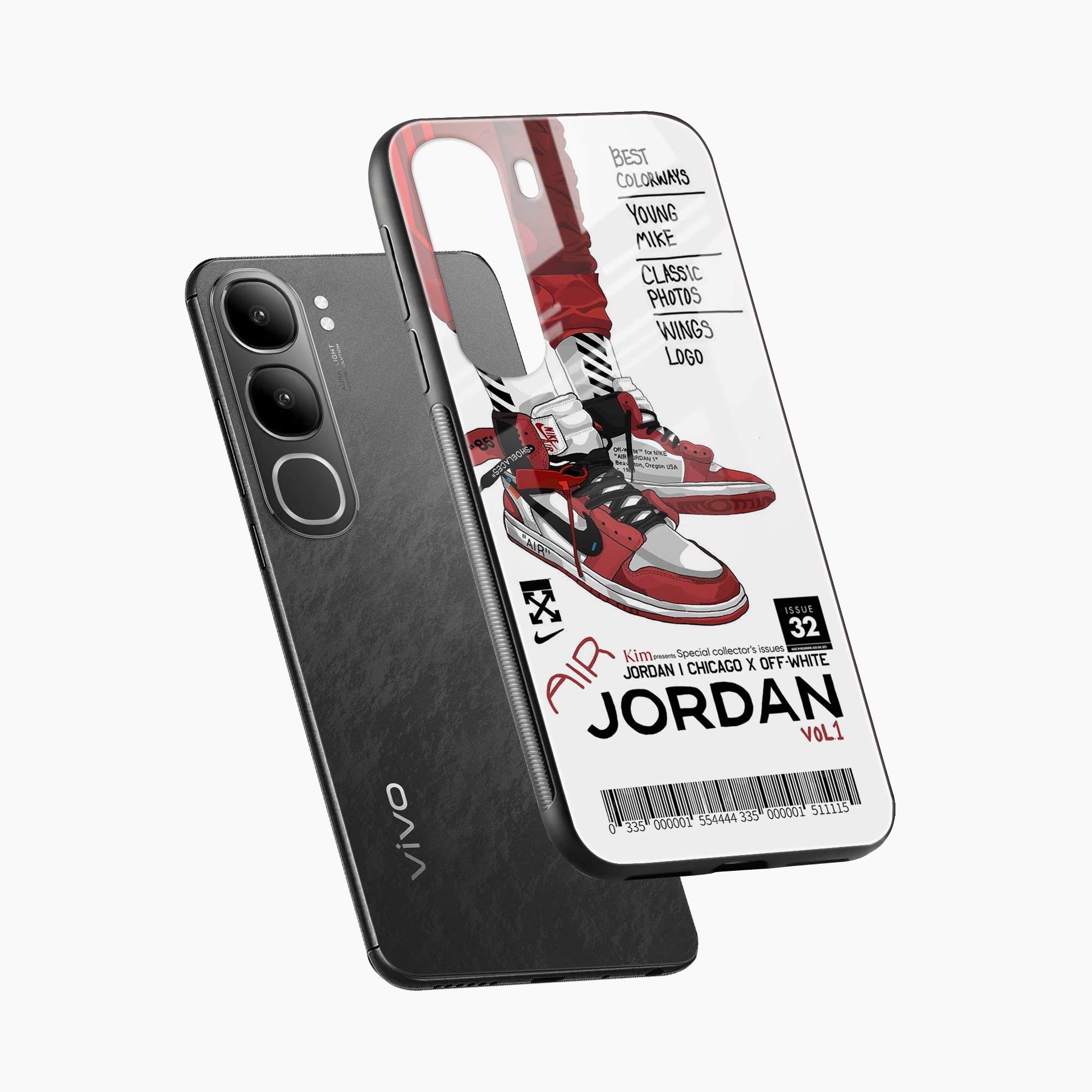 Red Sneakers Vivo Y31 5G Back Cover
