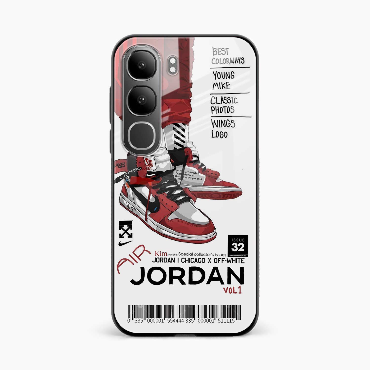 Red Sneakers Vivo Y31 5G Back Cover