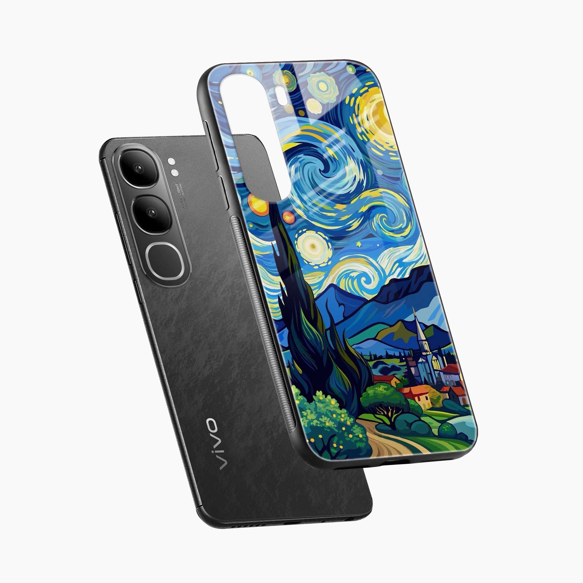 Starry Night Vivo Y31 5G Back Cover