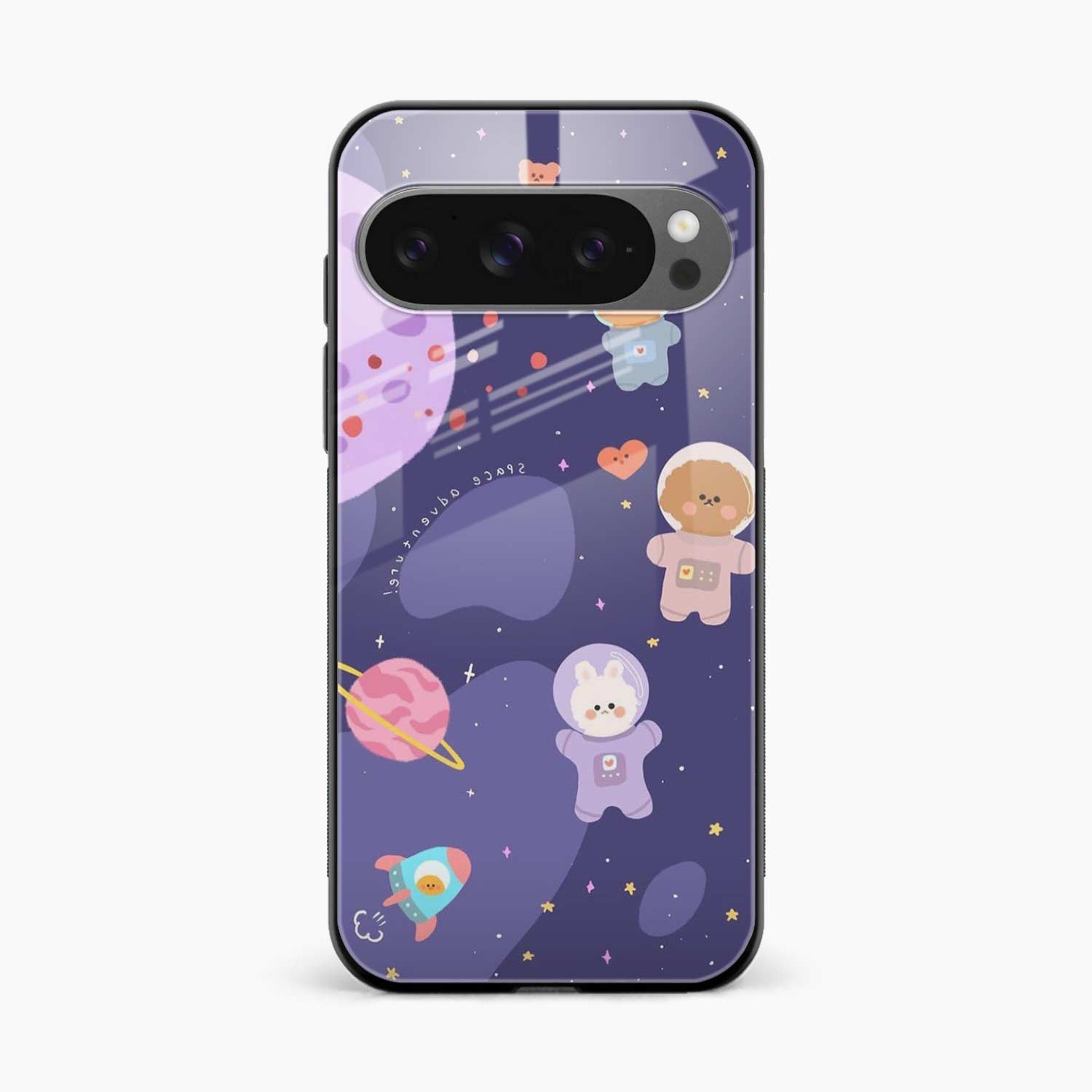 Teddy Space Google Pixel 10 Pro Xl Back Cover