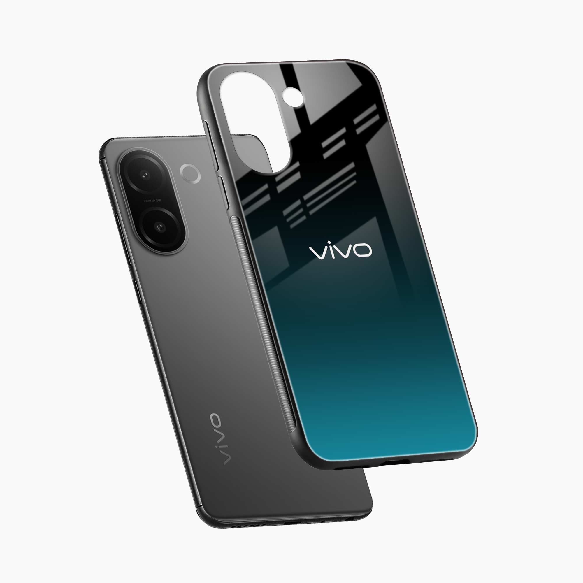 Ultramarine Glass Vivo V60e 5G Back Cover