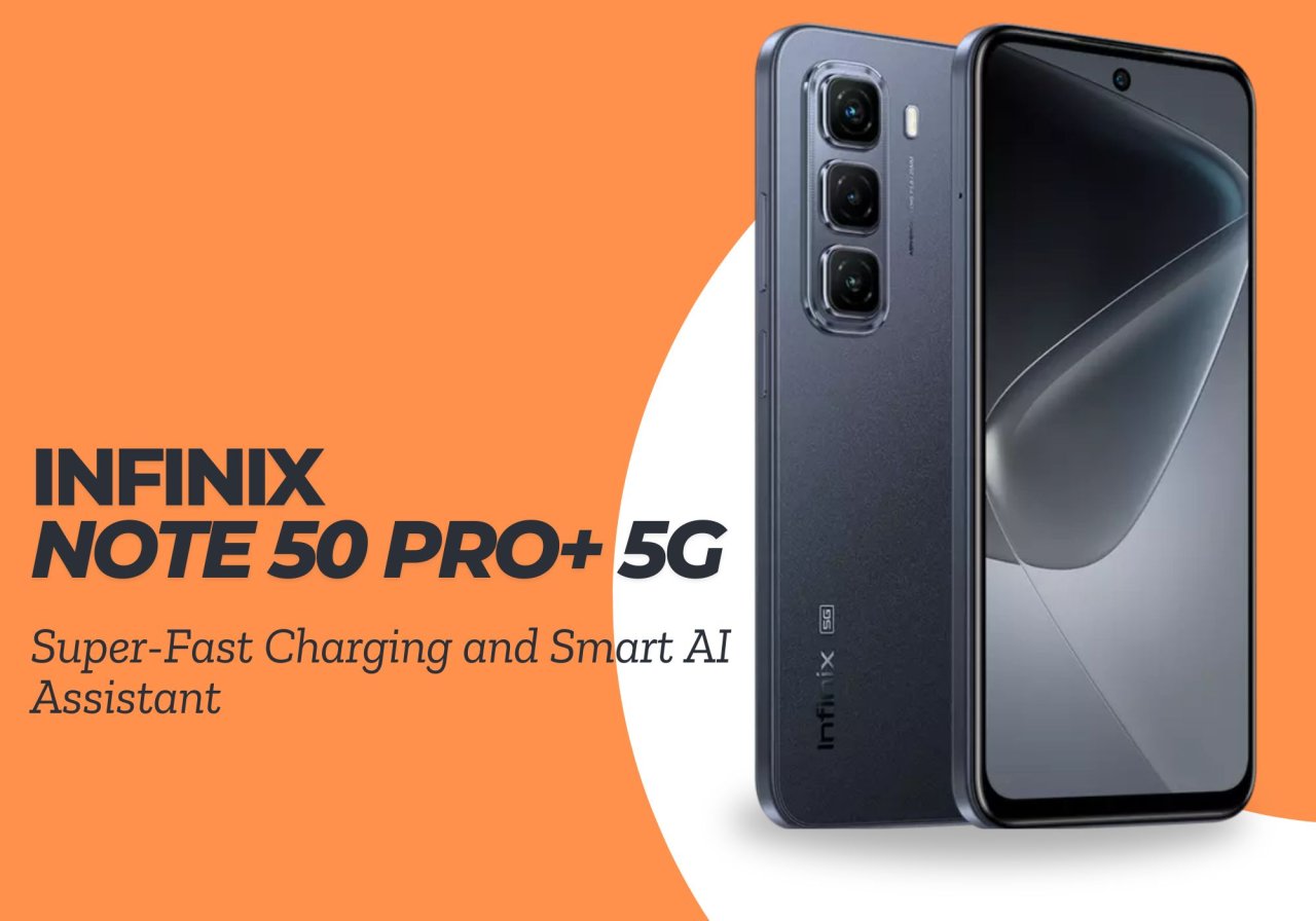 infinix Note 50 Pro+ 5G+ specifications - Super-Fast Charging and Smart AI Assistant