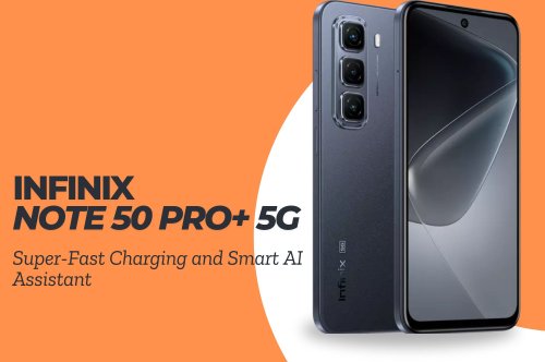 infinix Note 50 Pro+ 5G+ specifications - Super-Fast Charging and Smart AI Assistant