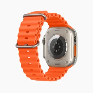 Ocean Silicone Watch Strap & Band - Orange (42/44/45/49mm)