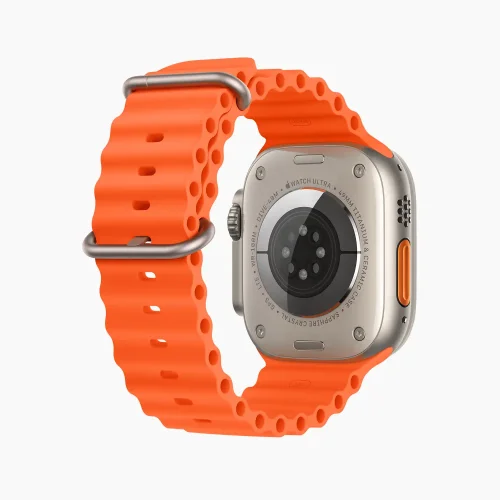 Ocean Silicone Watch Strap & Band - Orange (42/44/45/49mm)