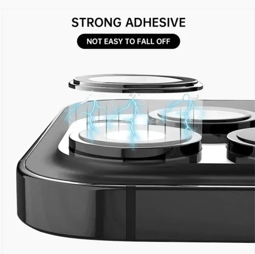 iPhone 15 Pro Camera Protector Lens - Black