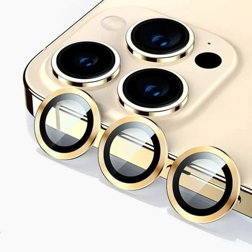 iPhone 16 Pro Max Camera Lens Protector - Gold