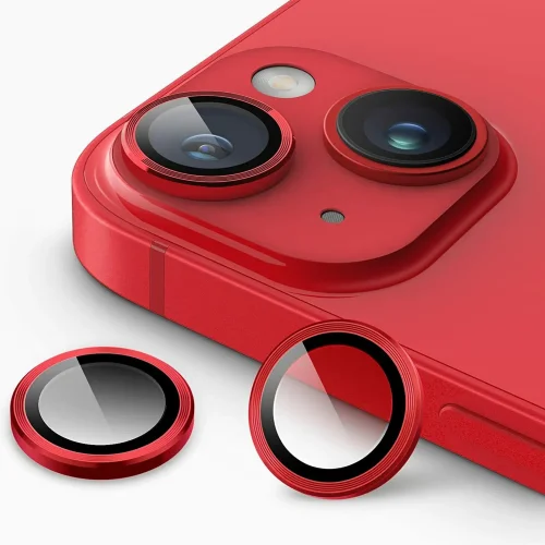 iPhone 14 Plus Camera Lens Protector - Red