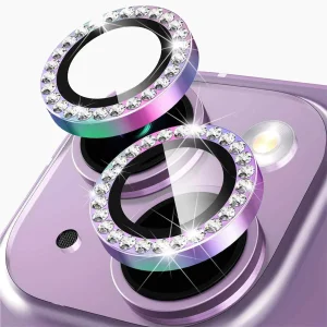 iPhone 14 Camera Lens Protector - Purple Diamond