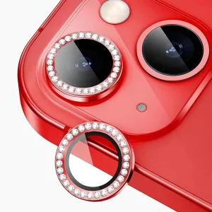 iPhone 15 Camera Lens Protector - Red Diamond
