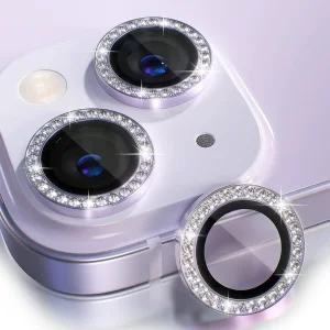 iPhone 15 Camera Lens Protector - Purple Diamond