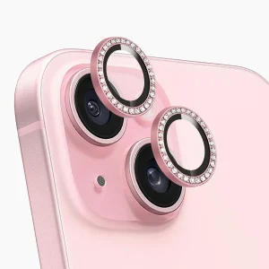 iPhone 15 Camera Lens Protector - Pink Diamond