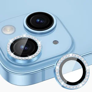 iPhone 15 Camera Lens Protector - Blue Diamond