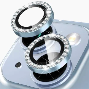 iPhone 15 Camera Lens Protector - Blue Diamond