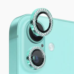 iPhone 16 Plus Camera Lens Protector - Green Diamond