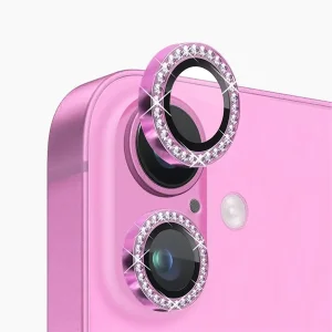 iPhone 16 Camera Lens Protector - Pink Diamond