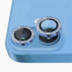 iPhone 16 Camera Lens Protector - Blue Diamond