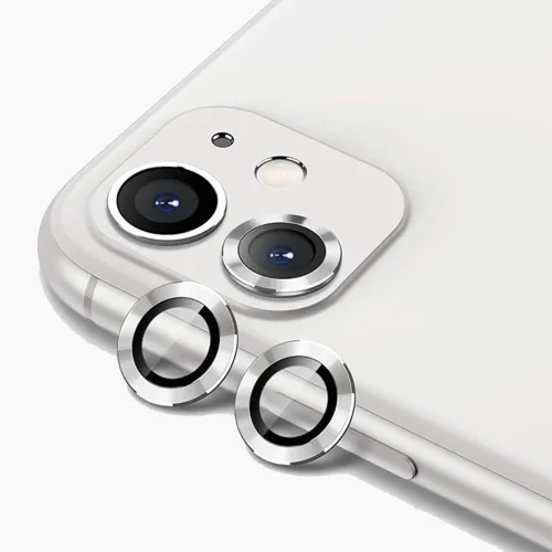 iPhone 11 Camera Lens Protector - Silver