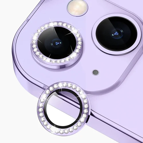 iPhone 14 Plus Camera Lens Protector - Purple Diamond