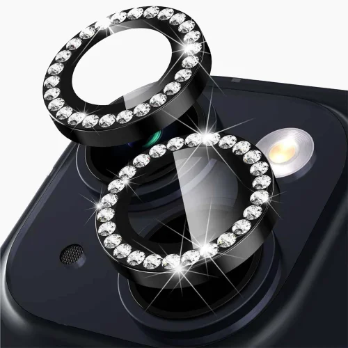 iPhone 15 Plus Camera Lens Protector - Black Diamond