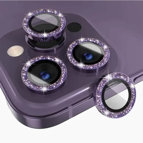 iPhone 16 Pro Max Camera Lens Protector - Purple Diamond