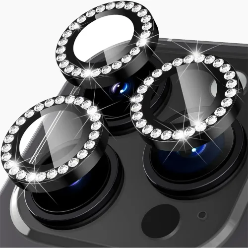 iPhone 13 Pro Camera Lens Protector - Black Diamond