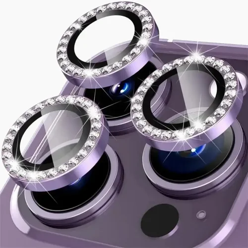 iPhone 13 Pro Max Camera Lens Protector - Purple Diamond