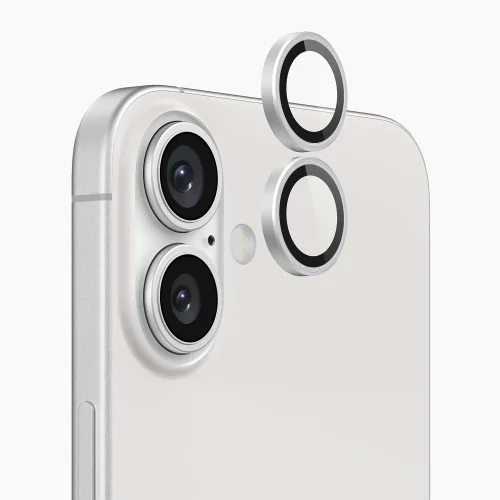 iPhone 16 Plus Camera Lens Protector - Silver