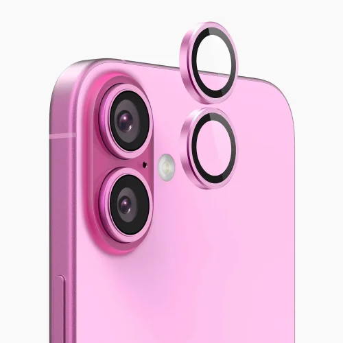 iPhone 16 Plus Camera Lens Protector - Pink
