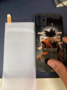 The back cover is of good quality but the screen gaurd sent is of ok ok quality. I received a good qaulity one when purchasing my 1st cover from them.