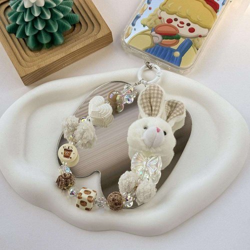 Cute Bunny Teddy Phone Charm
